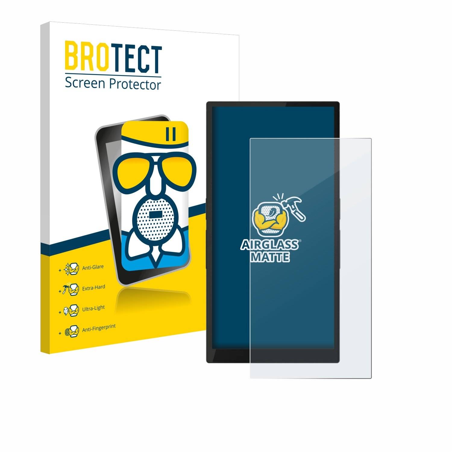 BROTECT AirGlass Matt Glas Panzer Folie für Hiby R6 Pro II (2.