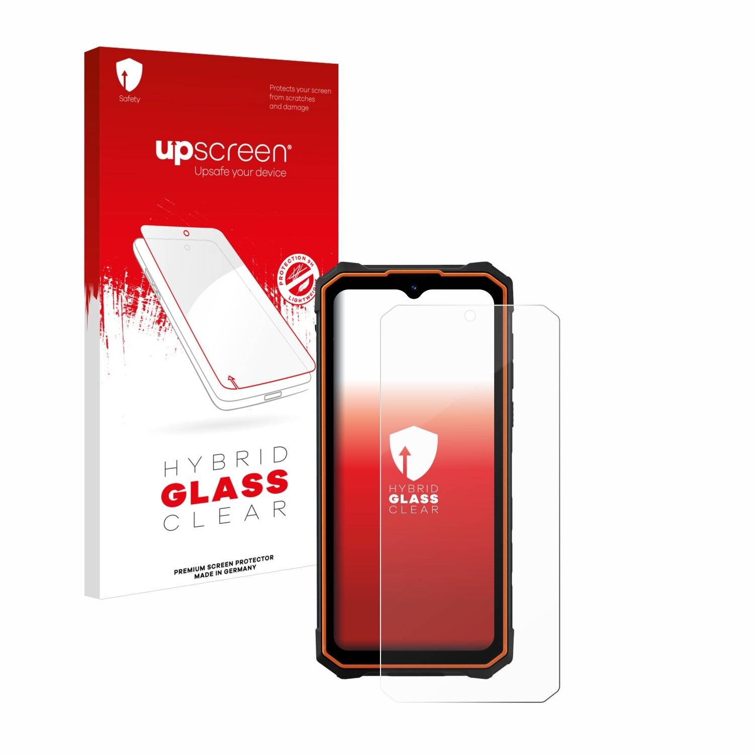 upscreen Hybrid Glas Panzer-Folie für Hotwav Cyber 13