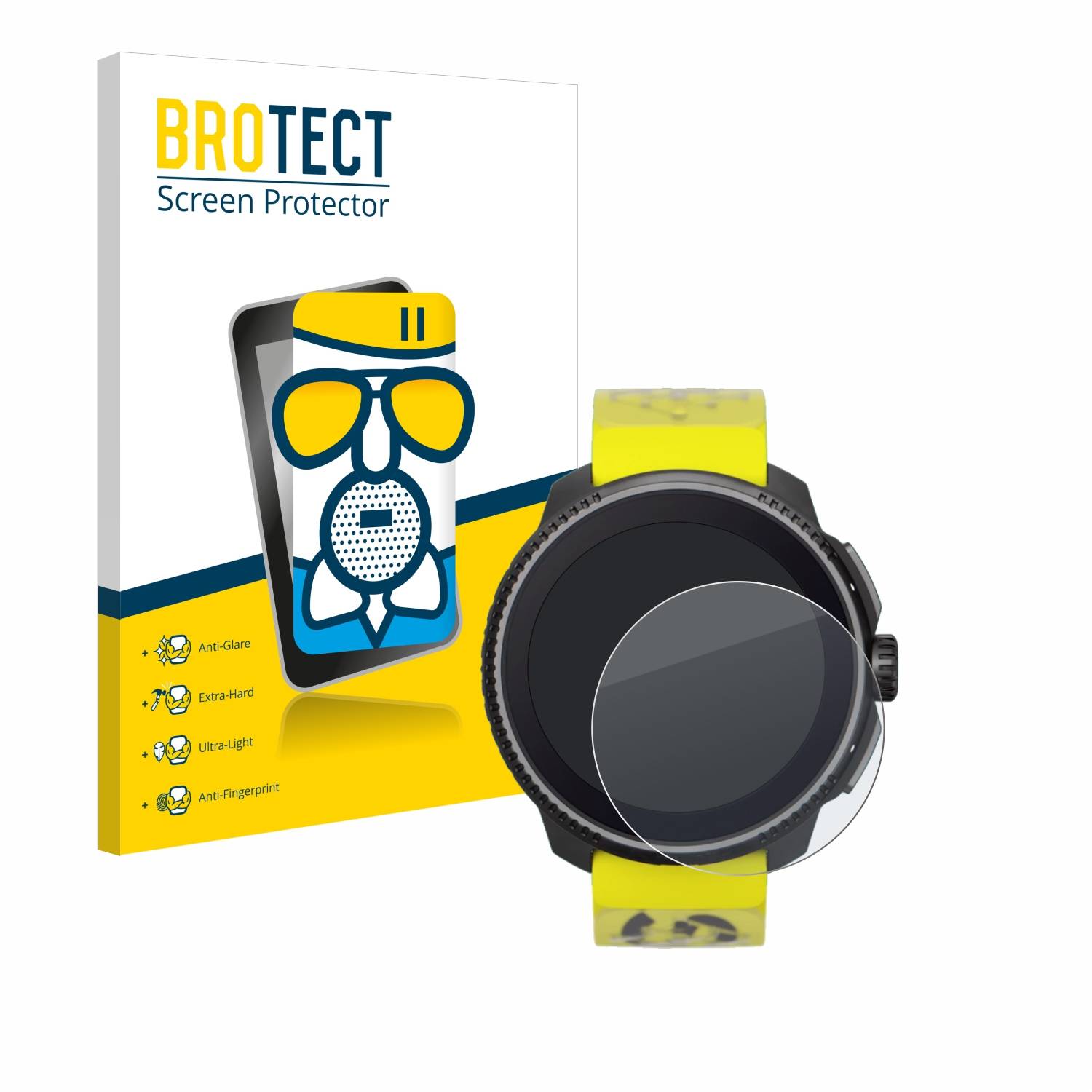 BROTECT AirGlass Matt Glas Panzer Folie für Suunto Race