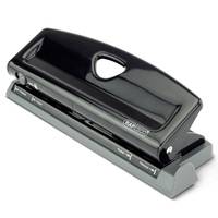 Rapesco 1725, 9 Blätter, Schwarz, Metall, 5,5 mm, A5, Personal, Compact, Slimline, Pocket, Filofax Mini, A6