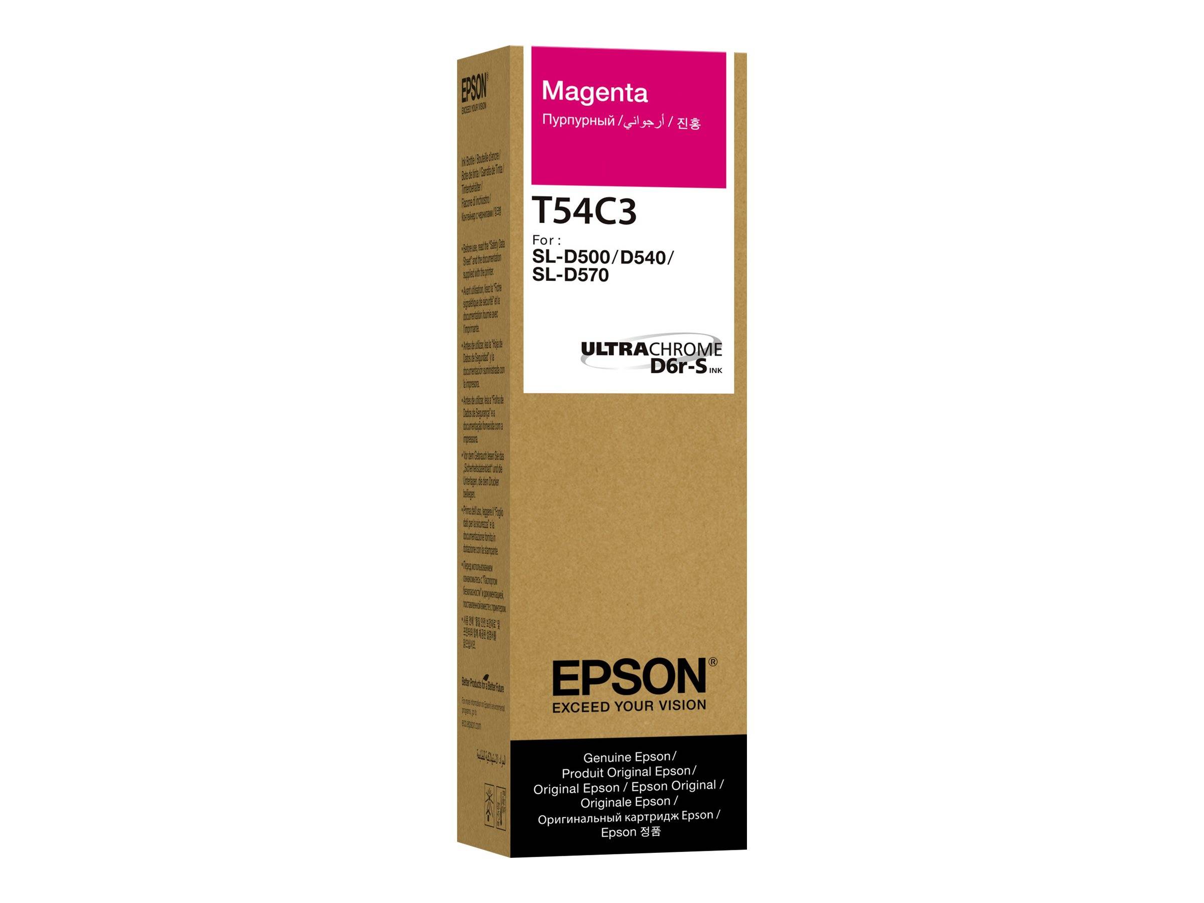 Epson T54C3 UltraChrome D6r-S Tintenpatrone in Magenta für Modelle SL-D500, SL-D540, SL-D570.