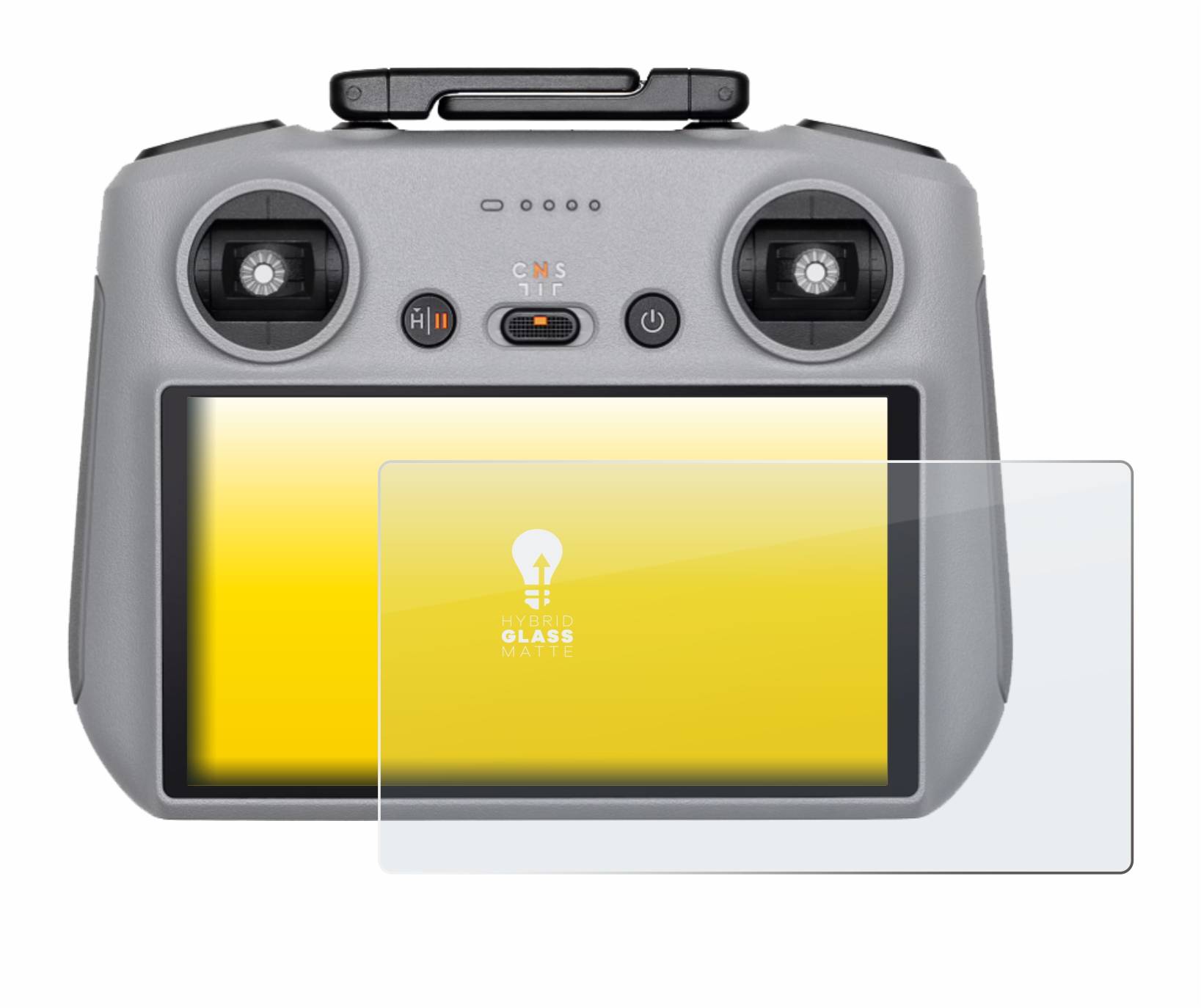 upscreen Hybrid Glas Matt Panzer-Folie für DJI RC 2