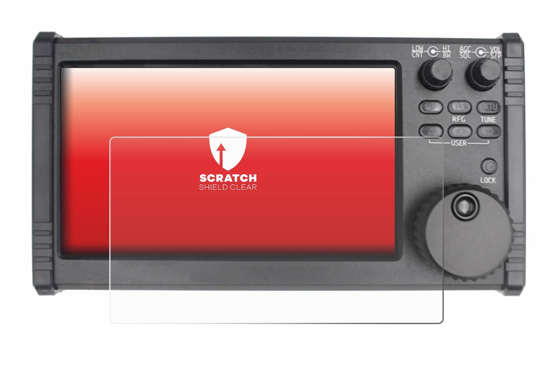 upscreen Scratch Shield Schutzfolie für Xiegu GSOC Universal Controller