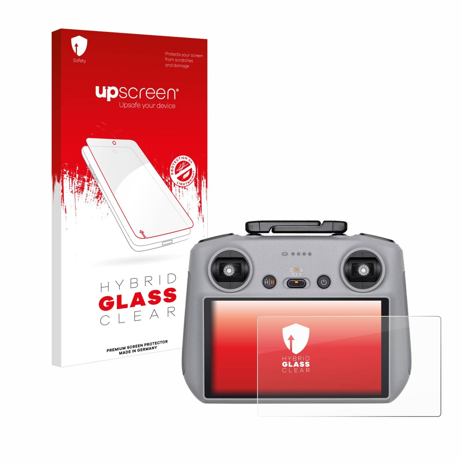 upscreen Hybrid Glas Panzer-Folie für DJI RC 2