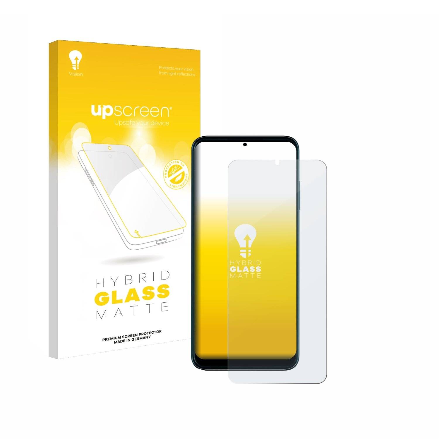 upscreen Hybrid Glas Matt Panzer-Folie für Telekom T Phone