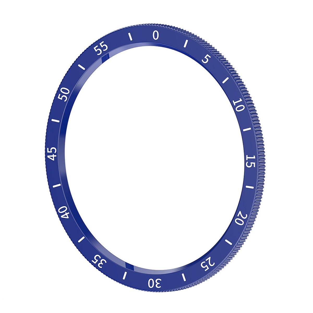 Für Samsung Galaxy Watch 6 Classic 47mm Schutzrahmen Zeitstrahl Blau
