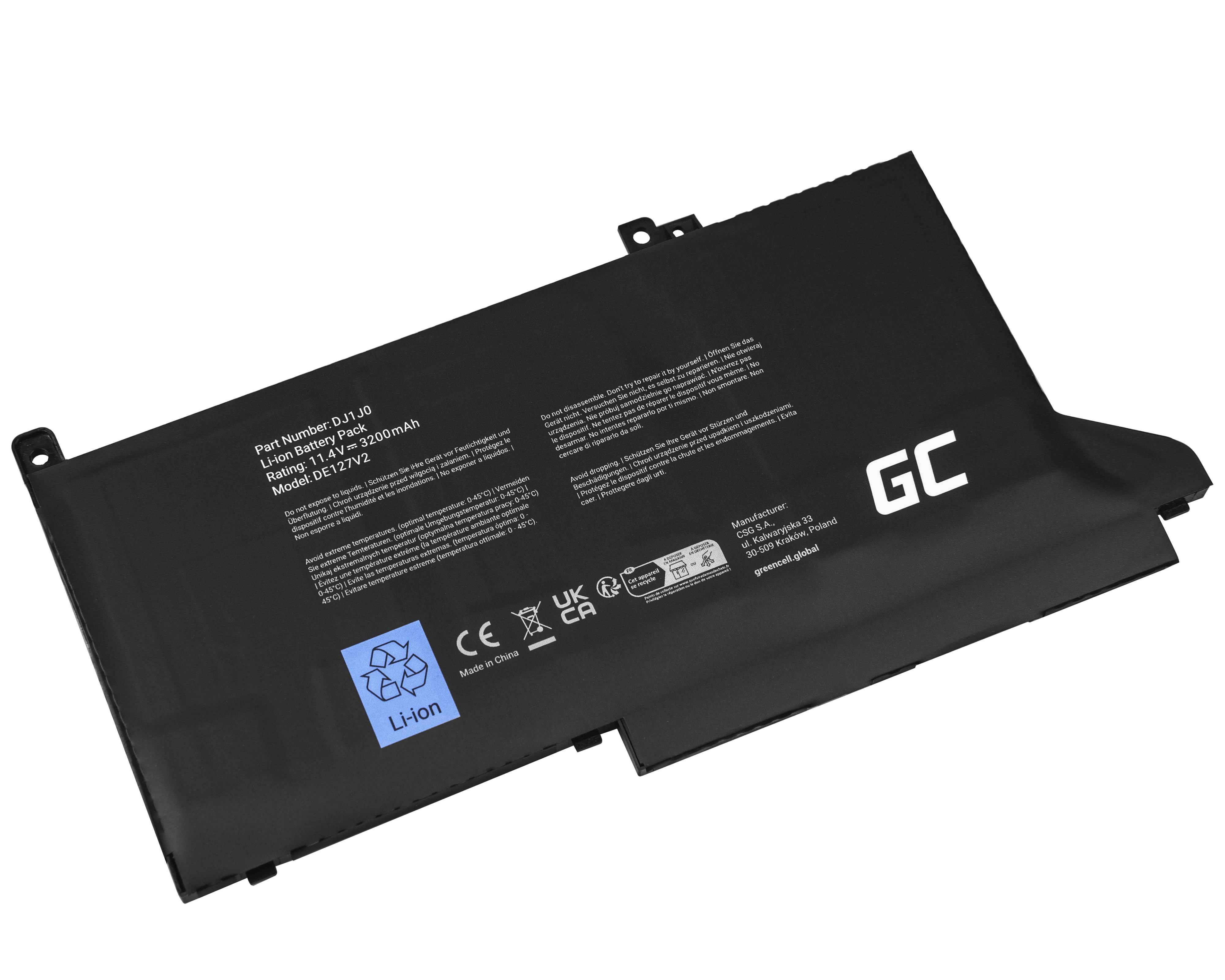 Green Cell - Laptop-Batterie (gleichwertig mit: Dell DJ1J0)