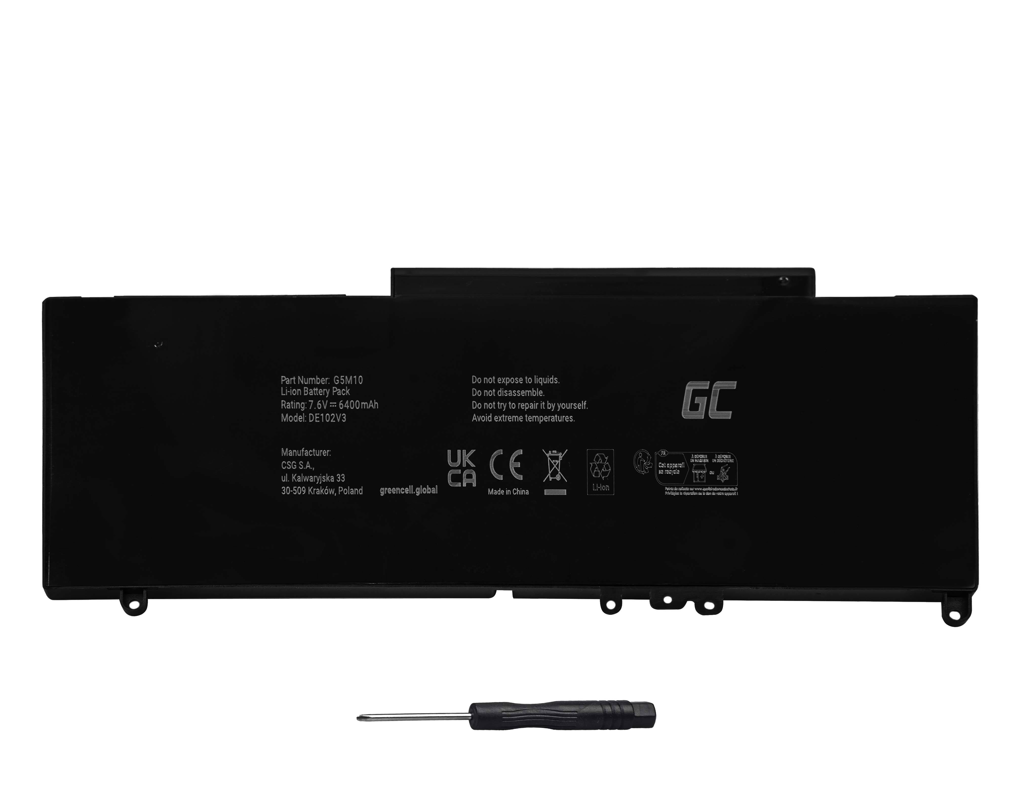 Laptop Akku G5M10 0WYJC2 für Dell Latitude E5250 E5450 E5550