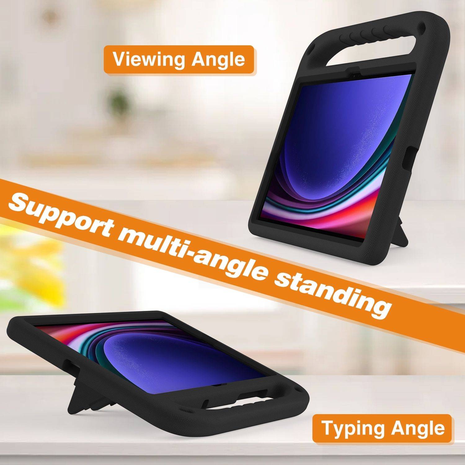 Für Samsung Galaxy Tab S10 FE / S9 S9 FE / S8 aufstellbare Tablet Schutz Tasche