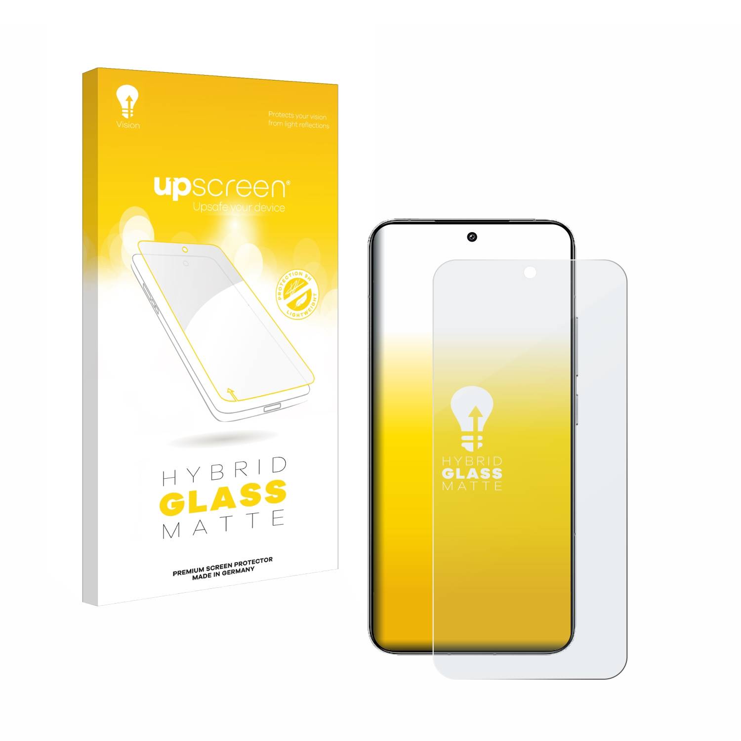 upscreen Hybrid Glas Matt Panzer-Folie für Xiaomi 14
