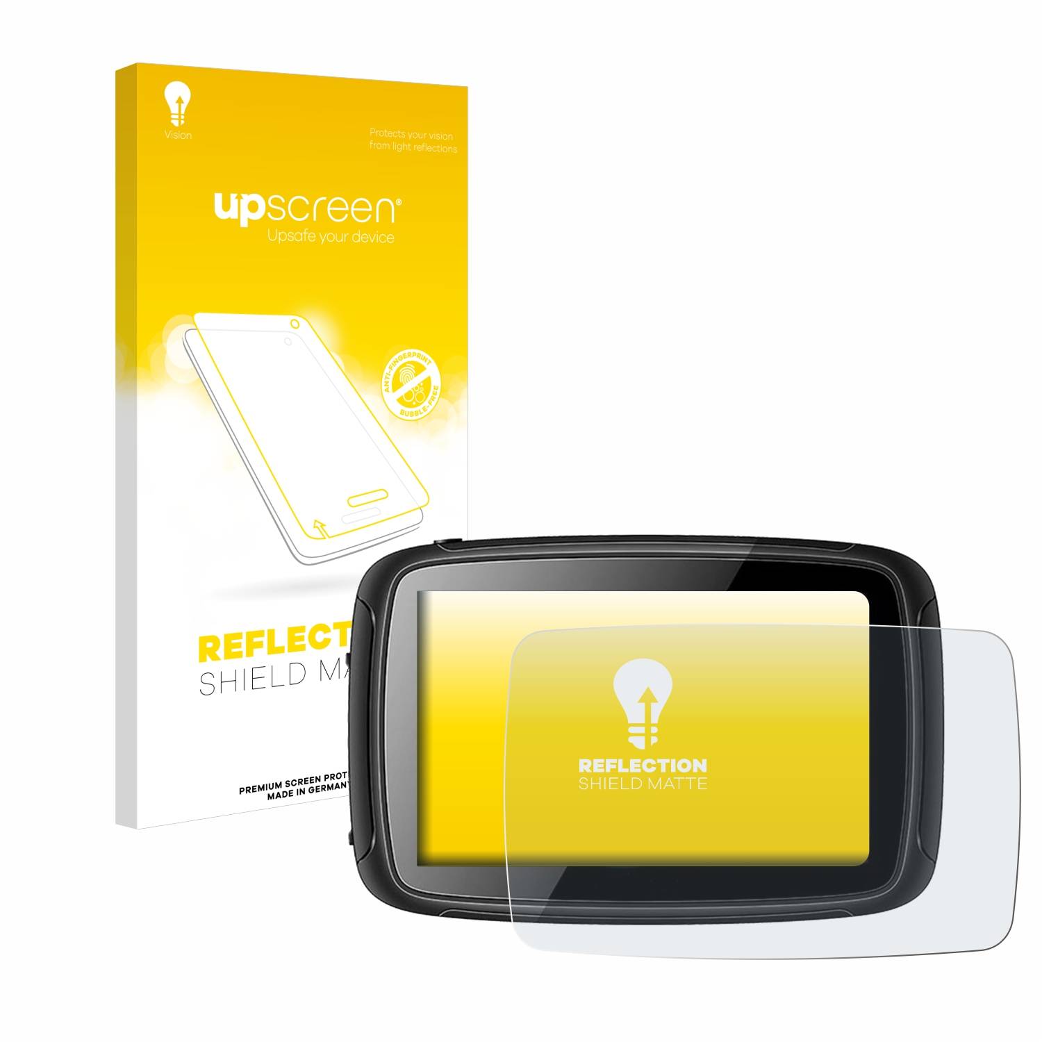 upscreen Reflection Shield Matt Schutzfolie für Elebest Carplay C650 5