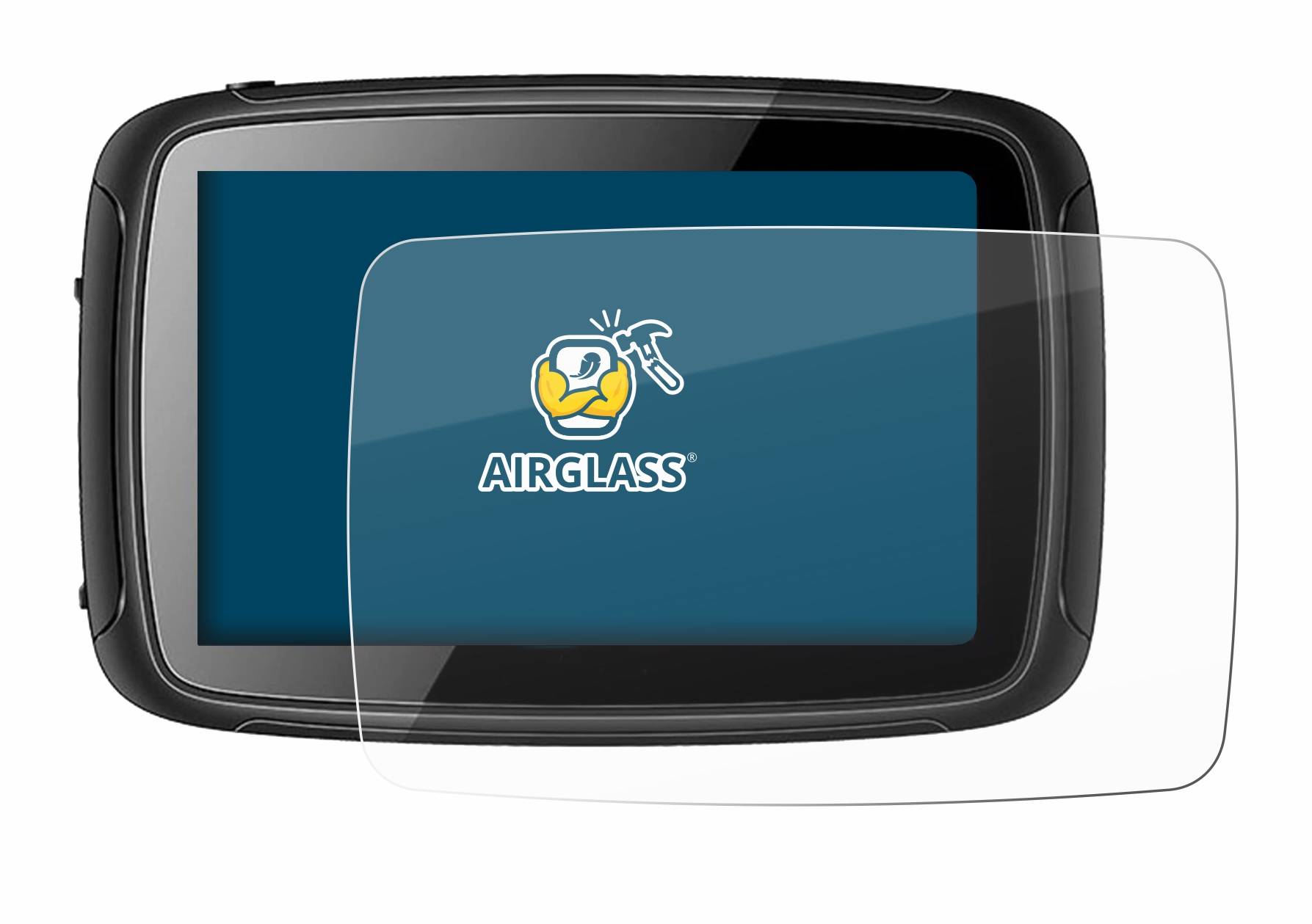 BROTECT AirGlass Glas Panzer-Folie für Elebest Carplay C650 5 - Schutzglas