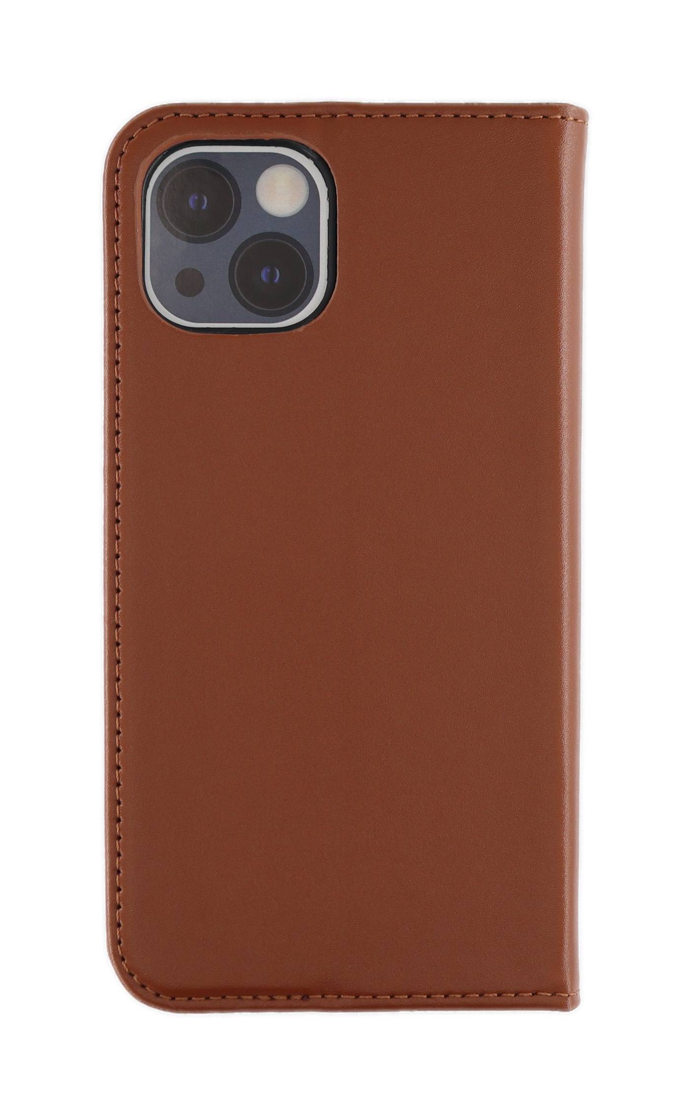 JAMCOVER Echt Leder Bookcase für Apple iPhone 14 - Handytasche mit Kartenfach und Standfunktion