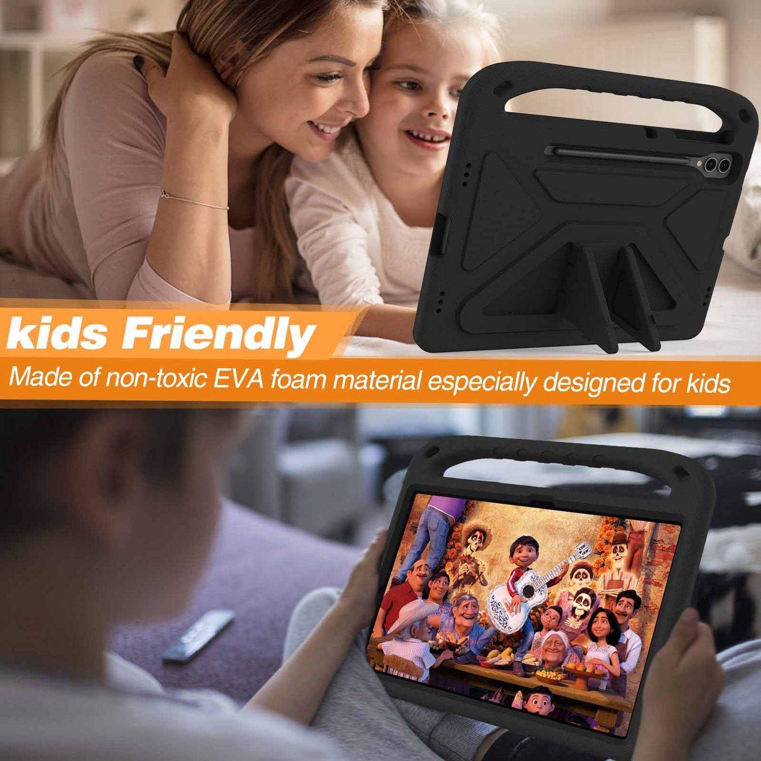 Für Samsung Galaxy Tab S10 Plus / S9 Plus FE aufstellbare Schock Tasche