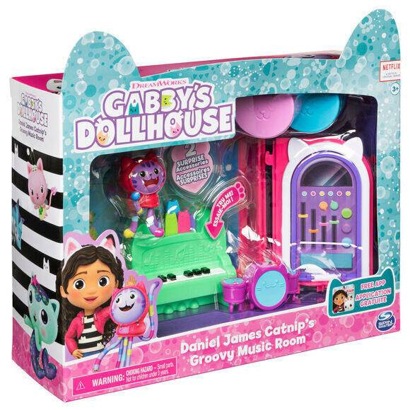 Gabbys Puppenhaus Deluxe Zimmer DJ Catnip's Musik