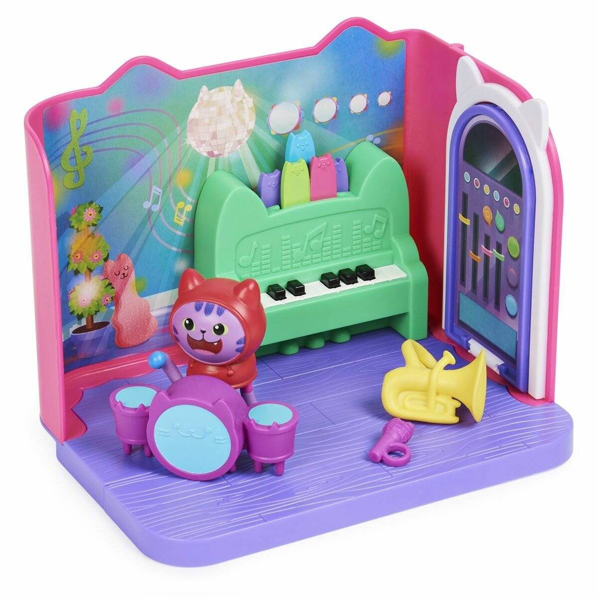 Gabbys Puppenhaus Deluxe Zimmer DJ Catnip's Musik