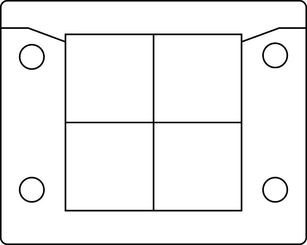 Icotek Kabeleinführung KEL-U B4 schwarz