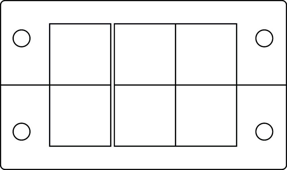 Icotek Kabeleinführungsleiste KEL 10/ 6 schwarz
