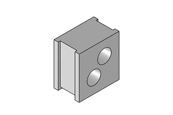 Icotek Verschraubung QT 2/6,5 grau