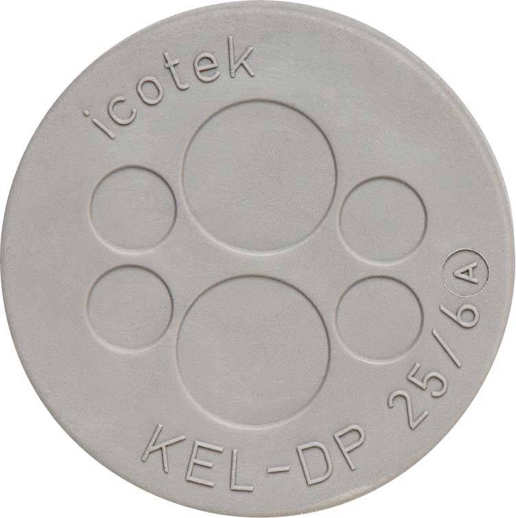Icotek Kabeldurchführungsplatte KEL-DP 25/4 A grau