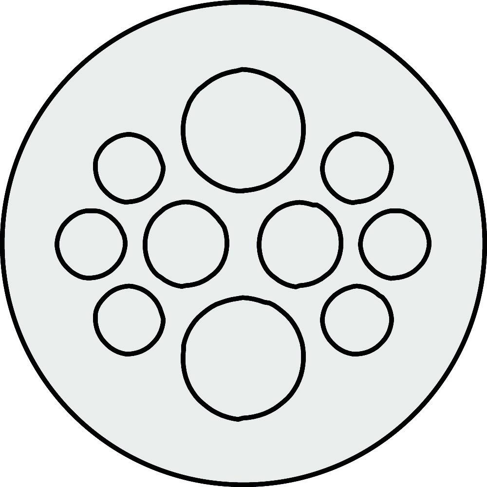 Icotek Kabeldurchführungsplatte KEL-DP 32/10 A grau