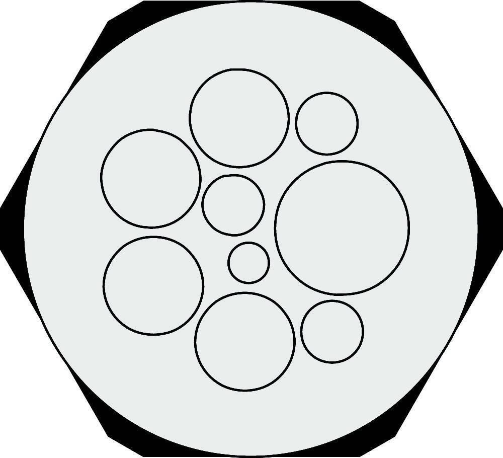 Icotek Kabeldurchführungsplatte KEL-DPZ 63/9 gr