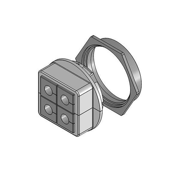 Icotek Kabelverschraubung KVT SNAP - 63/4