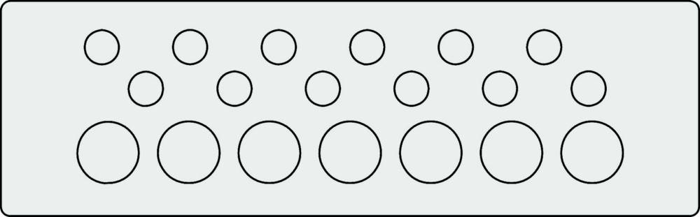 Icotek Kabeldurchführungsplatte KEL-DP 24/19 A
