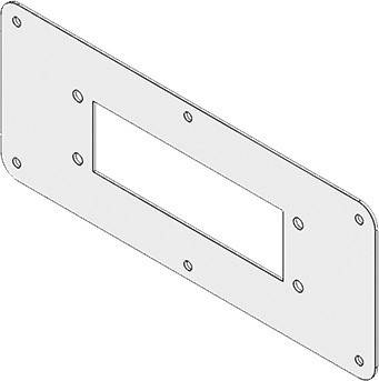 Icotek Kabelflanschplatte FPKL221x90/24RAL7035