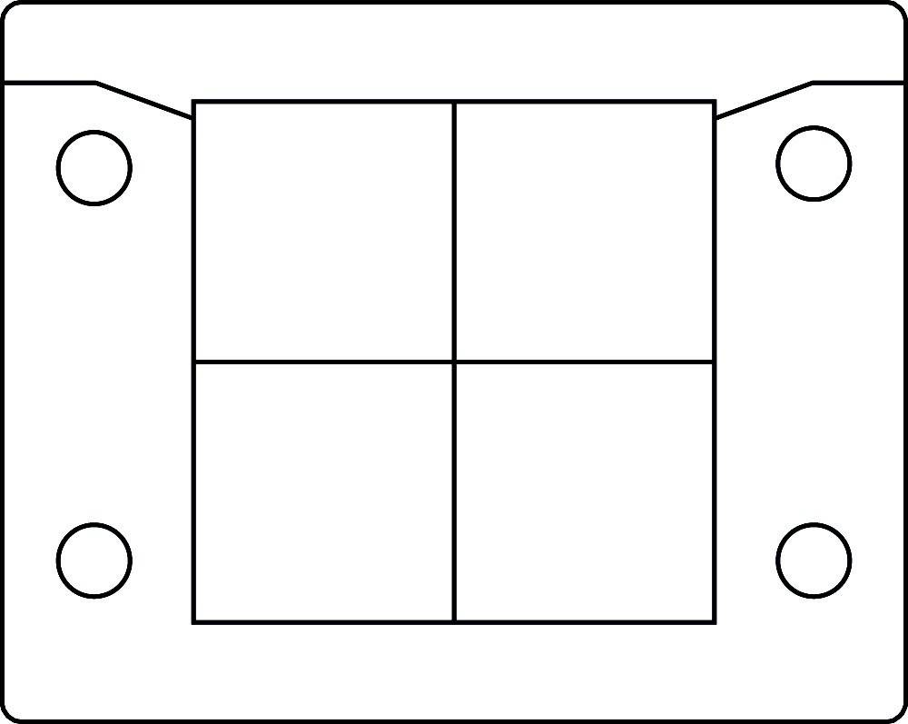 Icotek Kabeleinführungsleiste KEL-ER B4 schwarz