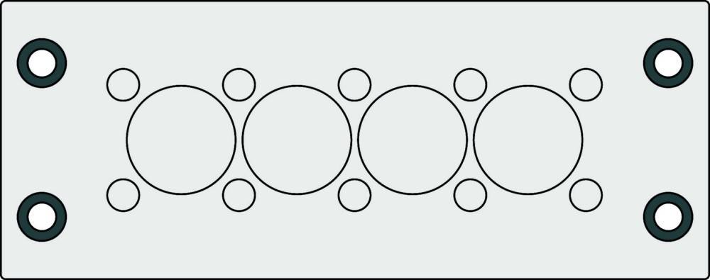 Icotek Kabeldurchführungsplatte KEL-DPZ 24/14 grau
