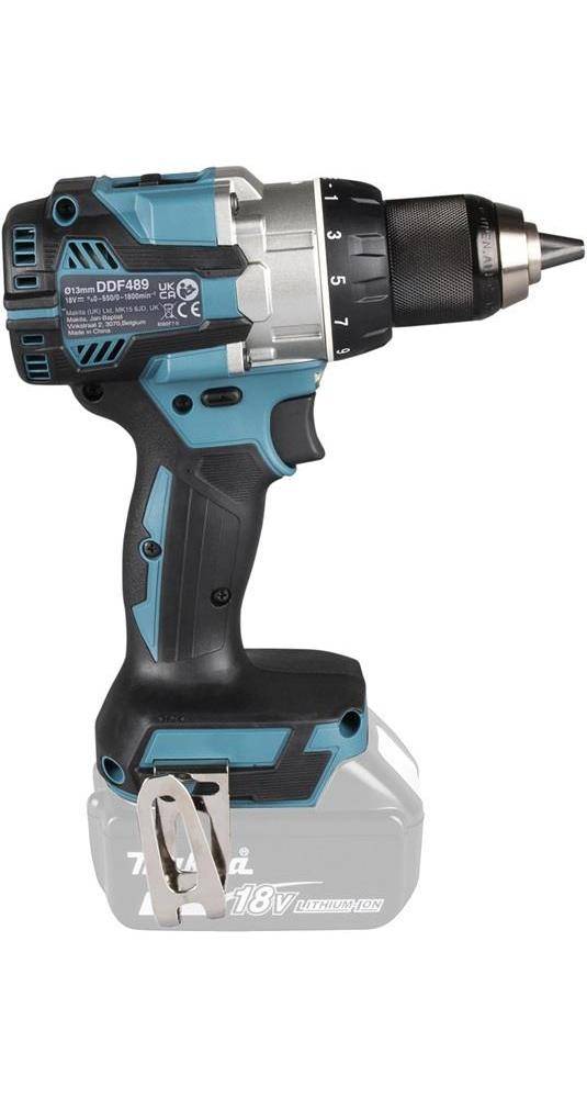 makita Akku-Bohrschrauber DDF489Z Sp.18V Drehz.1800 1/min Drehm.