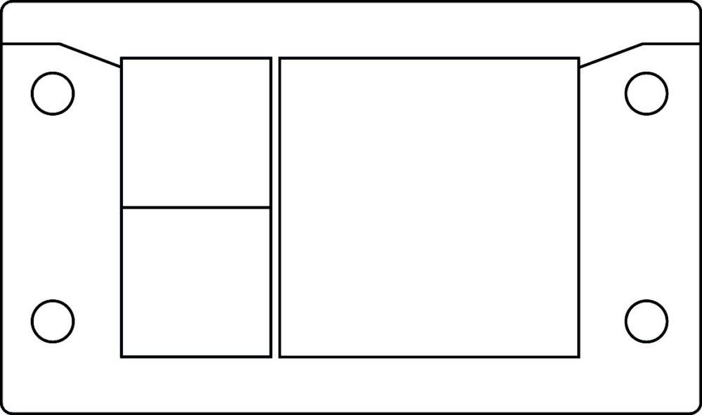 Icotek Kabeleinführungsleiste KEL-U 10/3 schwarz