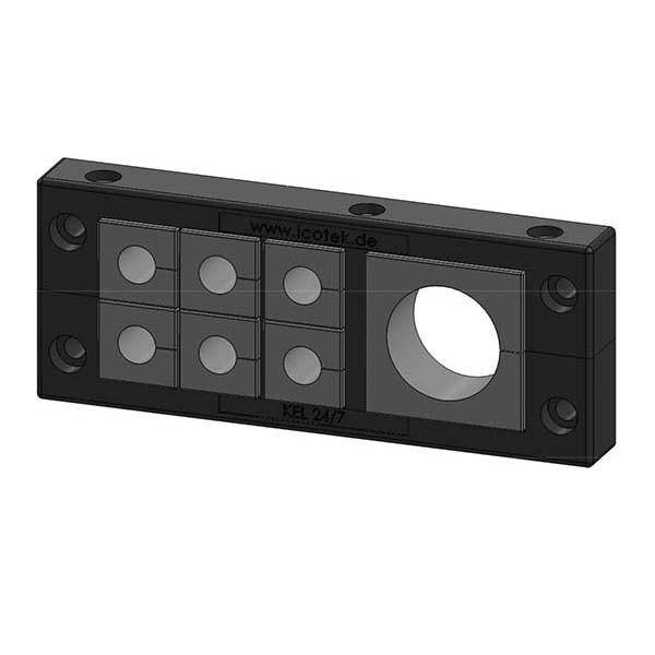Icotek Kabeleinführungsleiste KEL 24/7 schwarz
