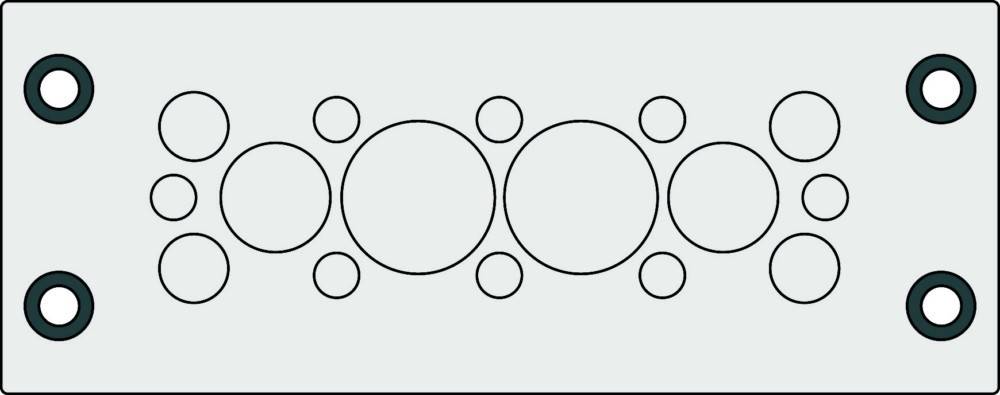 Icotek Kabeldurchführungsplatte KEL-DPZ 24/16 grau