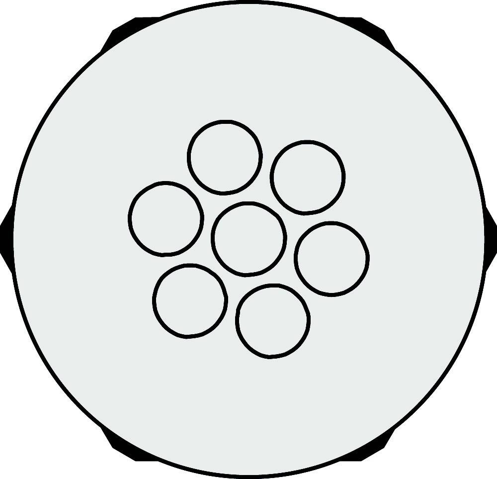 Icotek Kabeldurchführungsrahmen KEL DPZ 32/7 grau