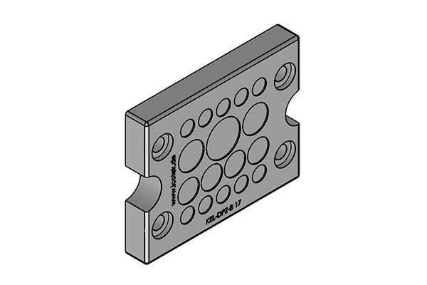 Icotek Kabeldurchführungsplatte KEL-DPZ B17 grau