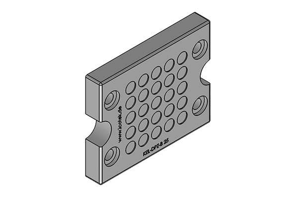 Icotek Kabeldurchführungsplatte KEL-DPZ B25 grau