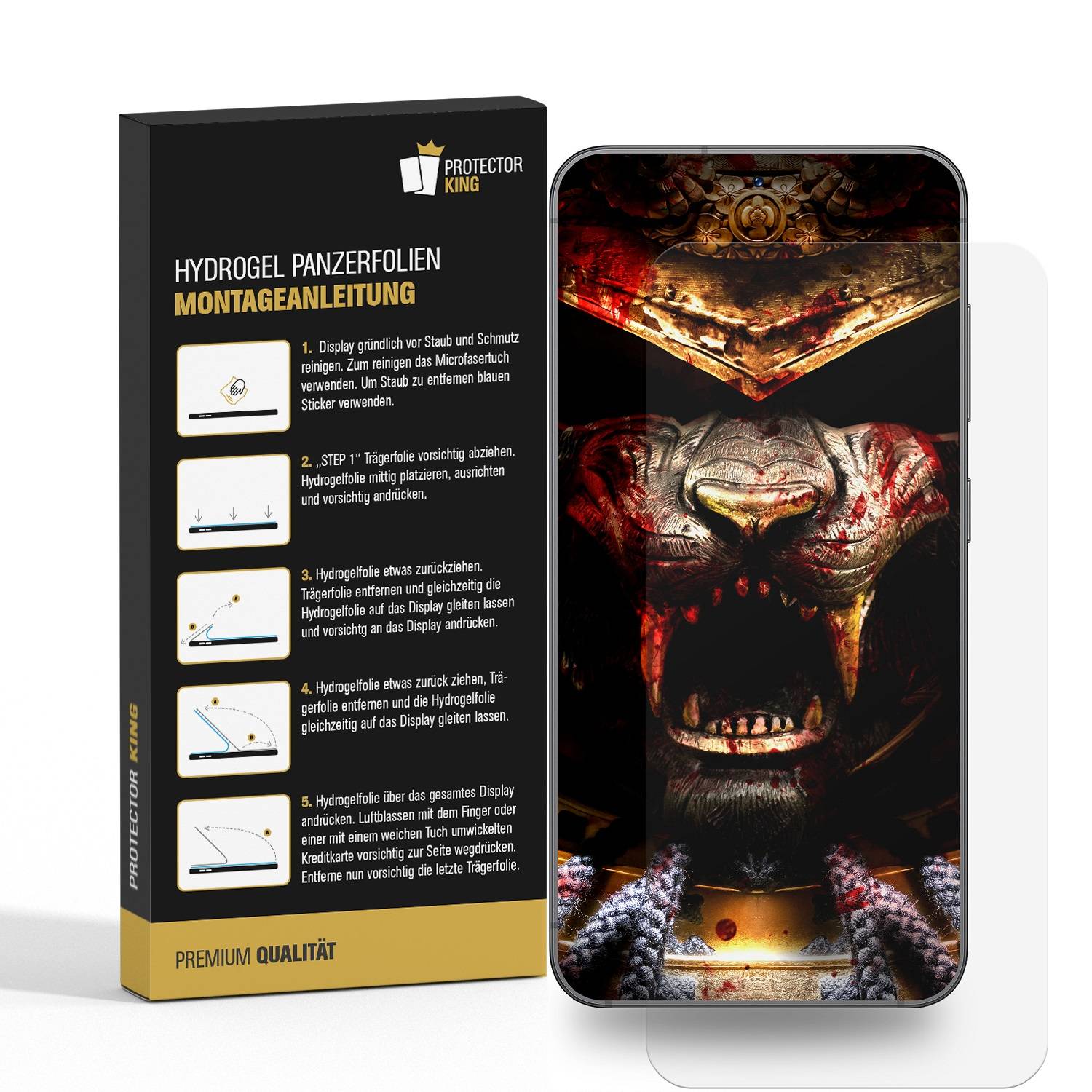 1x Hydropanzerglas für Samsung Galaxy A54 5G HD KLAR FLEXIBLER Displayschutz Schutzglas Schutzfolie Displayglas Glasfolie