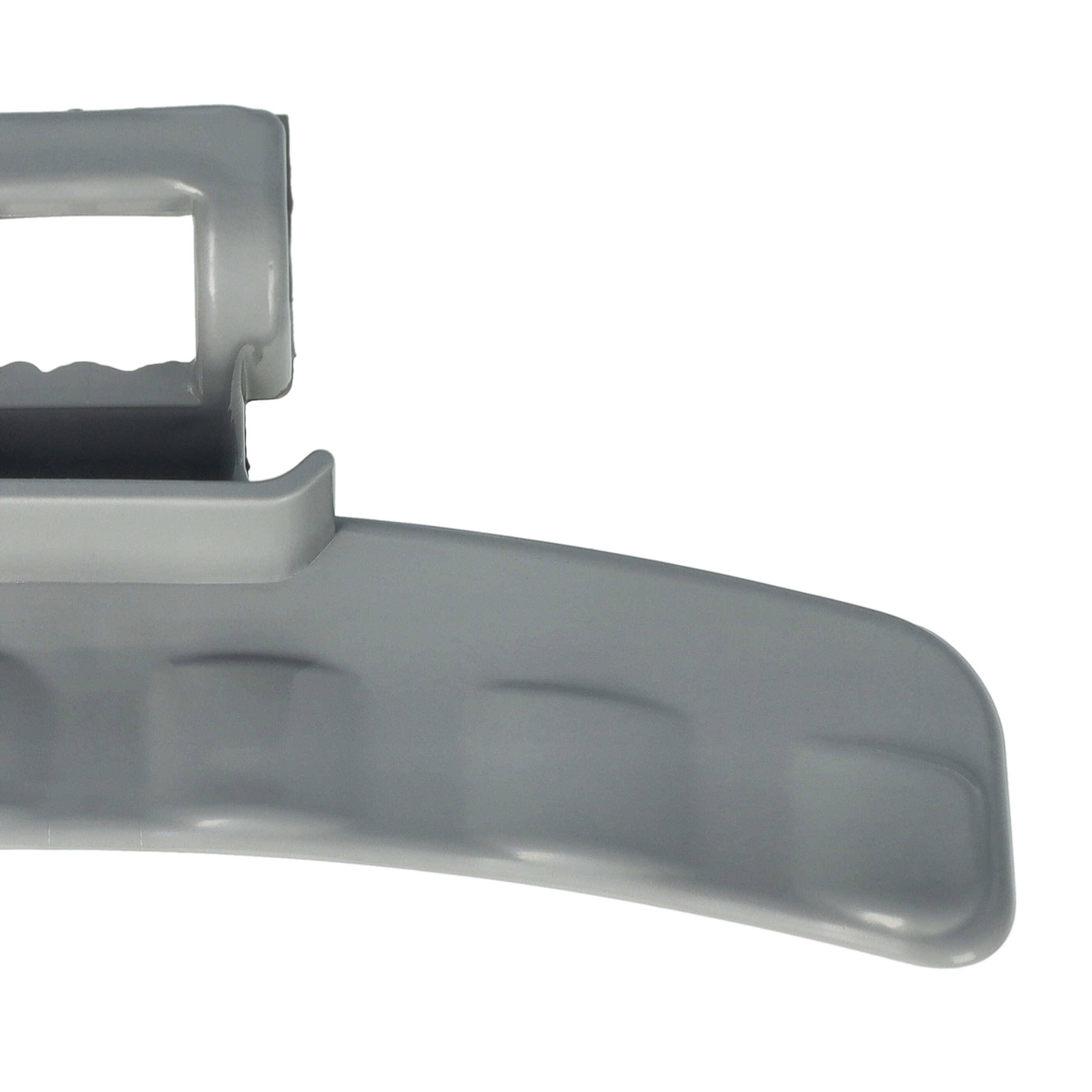 vhbw Türgriff Ersatz für Samsung DC64-01524B | DC64-01524C, DC64-01524A für Waschmaschine Kunststoff Grau