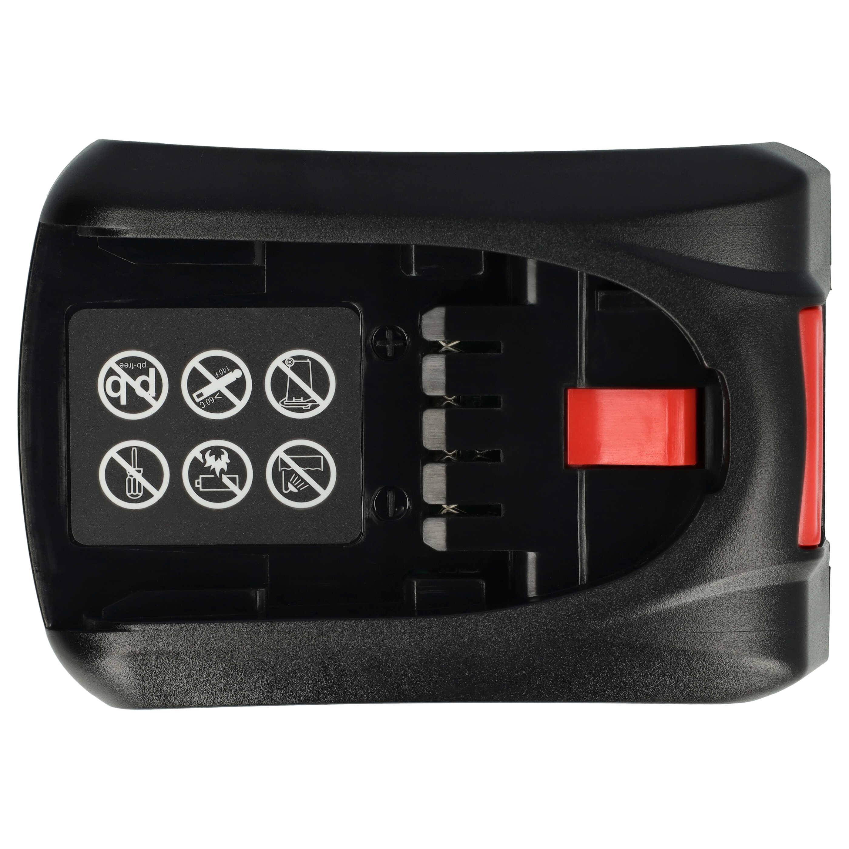 vhbw Akku kompatibel mit Bosch Easygrasscut Easymower 18V-32-200, 18V-26, Easyimpact 18V-40, 18V-230 Werkzeug (5000 mAh, Li-Ion, 18 V)