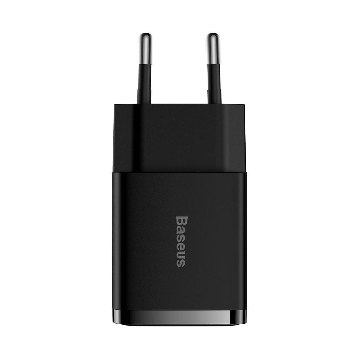 Baseus 2x USB Ladegerät Schwarz – 10,5W Schnellladen für Smartphones und Tablets
