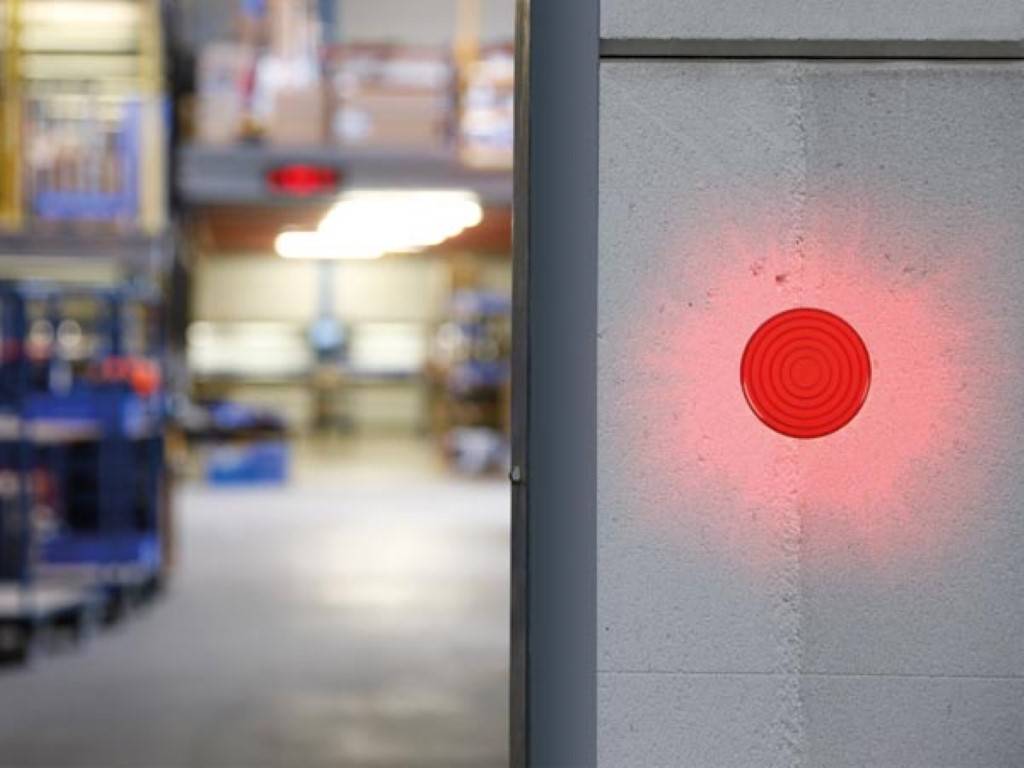 LED-BLITZLICHT - ROT - 12 VDC - ø 100 mm