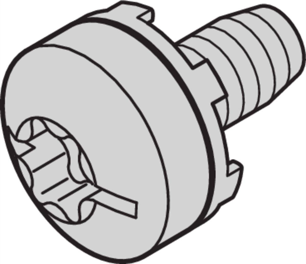 SCHROFF M6 Taptite Schraube 50STSchraube Taptite - NTS