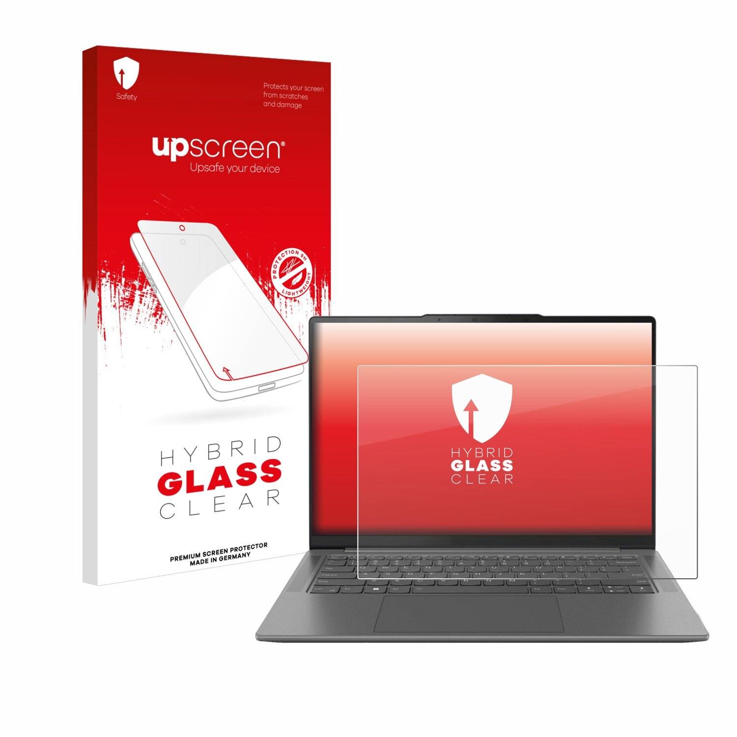 upscreen Hybrid Glas Panzer-Folie für Lenovo Yoga Pro 7 Gen 8