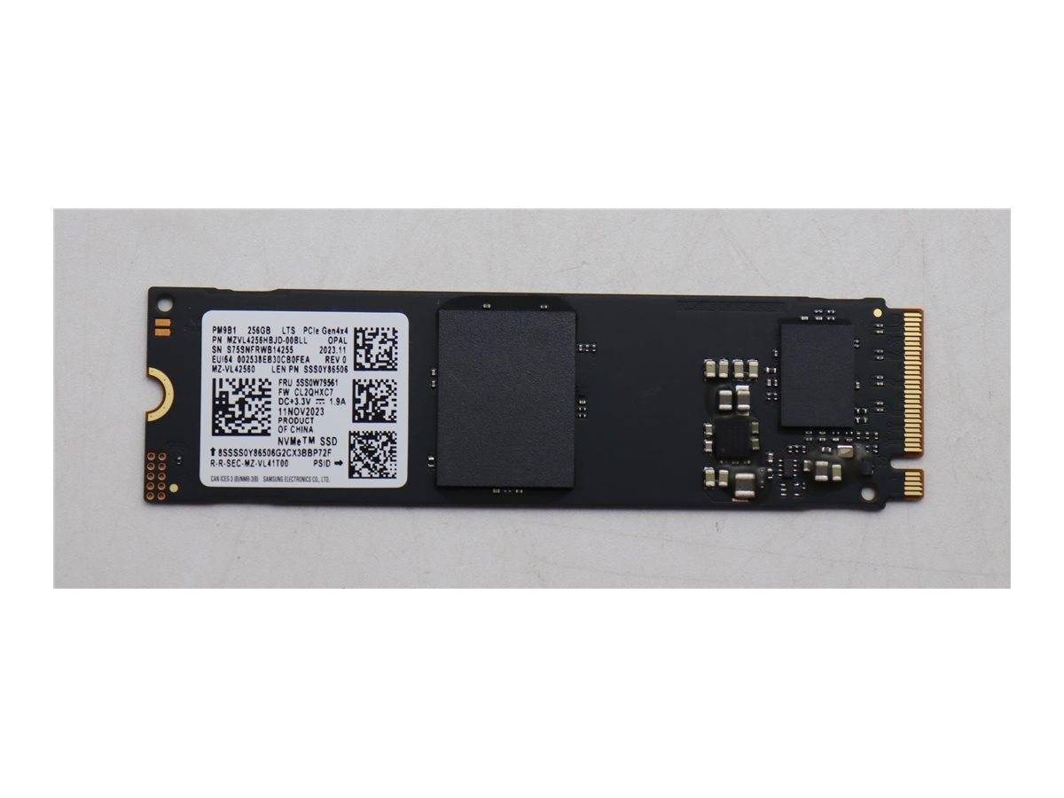 Lenovo Samsung PM981 - SSD - verschlüsselt - 256 GB - intern - M.2 2280 - PCIe