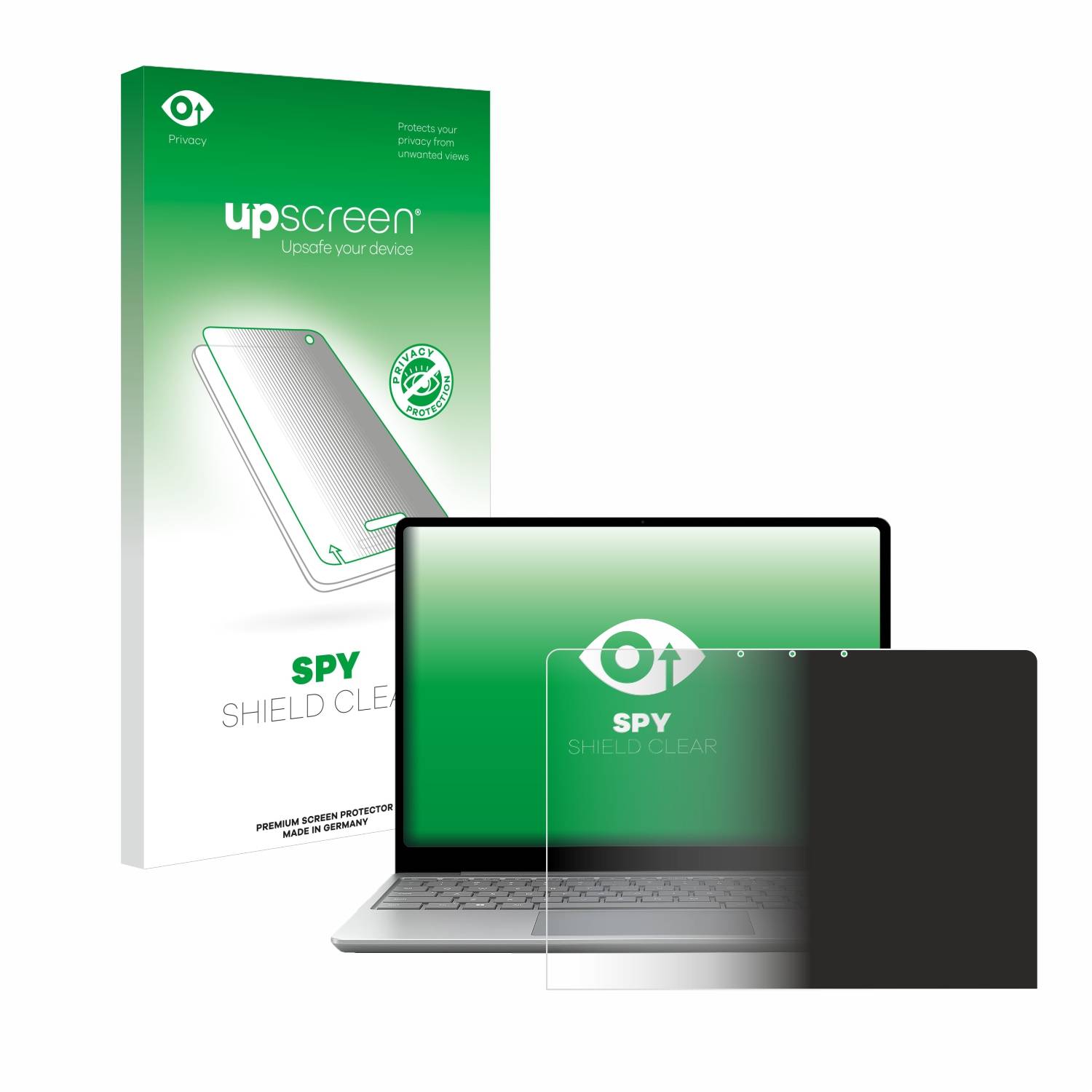 upscreen Spy Shield Sichtschutz-Folie für Microsoft Surface Laptop Go 3 Business