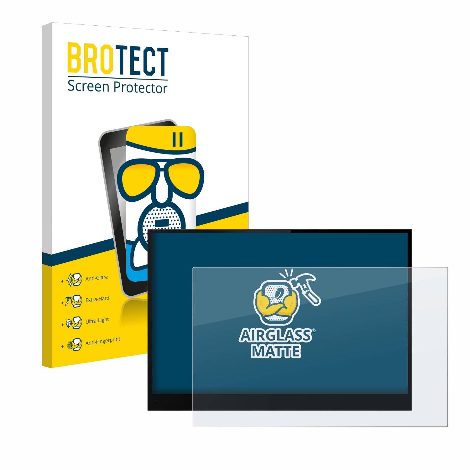 BROTECT AirGlass Matt Glas Panzer Folie für Lenovo ThinkVision M14d