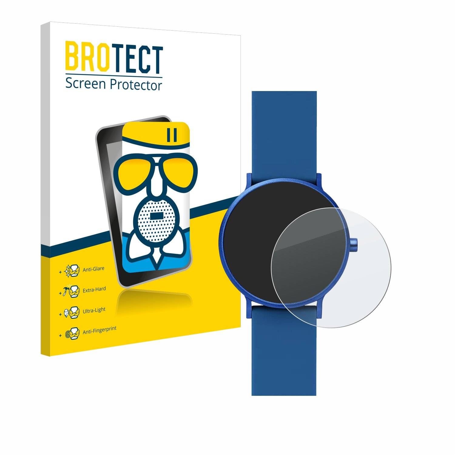 BROTECT AirGlass Matt Glas Panzer Folie für Skagen Aaren