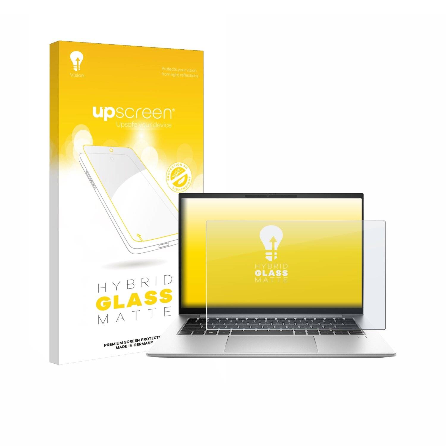upscreen Hybrid Glas Matt Panzer-Folie für HP EliteBook 845